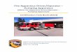 Fire Apparatus Driver/Operator - Pumping Apparatus Task Book