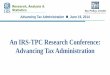 An IRS-TPC Research Conference: Advancing Tax …