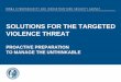SOLUTIONS FOR THE TARGETED VIOLENCE THREAT