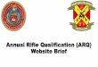 Annual Rifle Qualification (ARQ) Website Brief