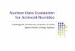 Nuclear Data Evaluation for Actinoid Nuclides