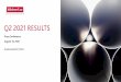 Q2 2021 Results Press Conference
