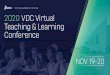 VDC 2020 Virtual Teaching & Learning Conference
