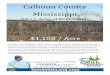 Calhoun County Mississippi - LandBrokerMLS