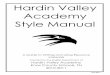 Hardin Valley Academy Style Manual
