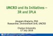 UNCRD and its Initiatives 3R and IPLA
