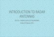 INTRODUCTION TO RADAR ANTENNAS - Elimu.net