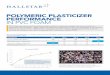 POLYMERIC PLASTICIZER PERFORMANCE IN PVC FOAM