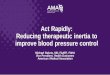 Act Rapidly: Reducing therapeutic inertia to improve blood 