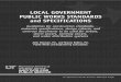 LOCAL GOVERNMENT PUBLIC WORKS STANDARDS and …