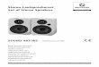 Stereo-Lautsprecherset Set of Stereo Speakers