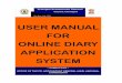 How to use Online Diary Application