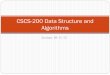 CSCS-200 Data Structure and Algorithms