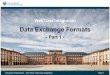 Data Exchange Formats - Universität Mannheim