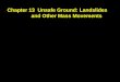 Chapter 13 Unsafe Ground: Landslides and Other Mass Movements