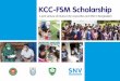 KCC-FSM Scholarship