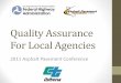 Quality Assurance For Local Agencies