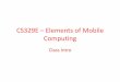 CS329E Elements of Mobile Computing