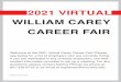 2021 VIRTUAL WILLIAM CAREY CAREER FAIR