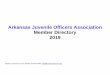 Arkansas Juvenile Officers Association Member Directory 2019