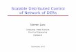 Scalable Distributed Control of Network of DERs