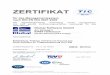 Dlubal Software GmbH - Zertifikat DIN EN ISO 9001:2008