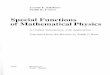 Special Functions of Mathematical Physics