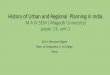 History of Urban and Regional Planning in India