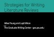 Literature Reviews - The Graduate Writing Center
