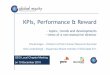 KPIs, Performance & Reward - global equity