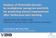 Analysis of threshold stenosis by multiplanar venogram and 