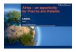 Africa – an opportunity for Pharma and Patients