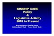 KINSHIP CARE PliPolicy Legislative Activity 2001 t P t2001 