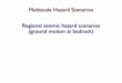 Multiscale Hazard Scenarios Regional seismic hazard 