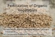 Fertilization of Organic Vegetables