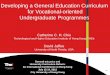 Developing a General Education Curriculum for Vocational 