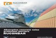 Absorptive concrete noise protection barriers RUCONBAR