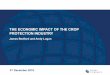 THE ECONOMIC IMPACT OF THE CROP PROTECTION INDUSTRY