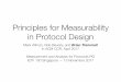 Slides 100 MAPRG Principles for Measurability in Protocol 