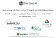 Summary of ElectroCat Experimental Capabilities