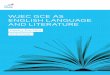 WJEC GCE AS ENGLISH LANGUAGE AND LITERATURE