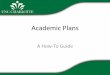 Academic Plan - University of North Carolina at Charlotte