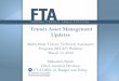 Transit Asset Management Updates