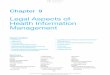Legal Aspects of Health Information Management