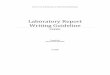 Laboratory Report Writing Guideline - WordPress.com