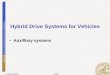Hybrid Drive Systems for Vehicles ion