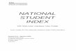 NATIONAL STUDENT INDEX