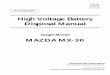High Voltage Battery Disposal Manual