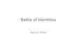 Battle of Identities - Sietar Italia