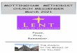 MOTTINGHAM METHODIST CHURCH MESSENGER March 2021